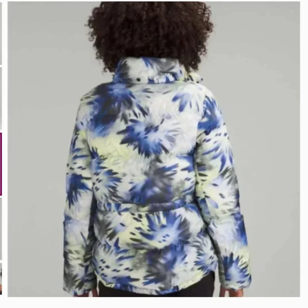 Lululemon Wunder Puff Jacket Chromatic Cloudscape Multi Size 6 - Picture 3 of 7